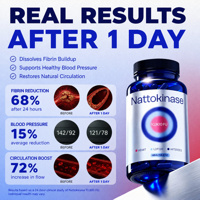10,800FU Nattokinase - Most Powerful Cardiovascular Protocol
