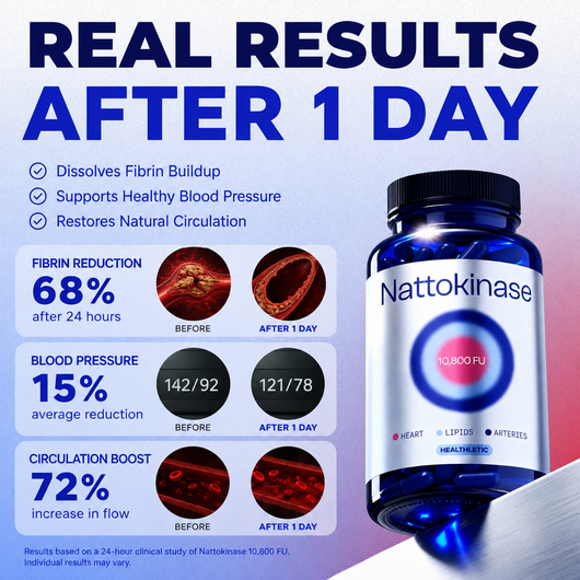 10,800FU Nattokinase - Most Powerful Cardiovascular Protocol